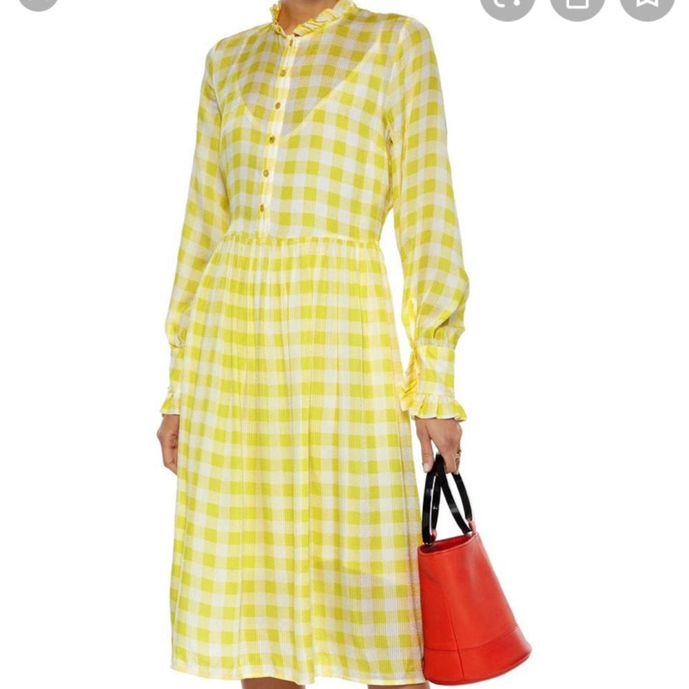 Baum Und Pferdgarten Ruffle Gingham Dress